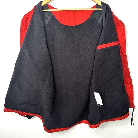 Brooks Matrix Jacket Mens Full Zip Softshell Hooded Fleece Lined Red Size Large - Picture 8 of 16